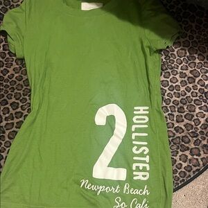 Vintage y2k green Hollister top